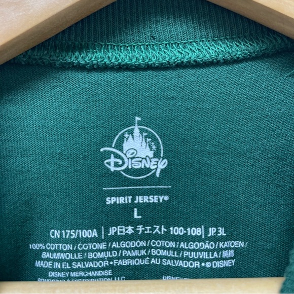 DISNEYLAND PARKS Dark Green Candy Cane Plaid Holiday  Christmas Spirit Jersey!❄️ - Picture 6 of 8